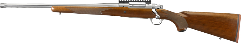 RUGER HAWKEYE HUNTER LEFT HAND 6.5CM SS WALNUT THREAD - for sale