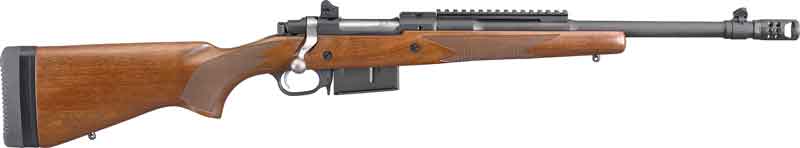 RUGER M77-GS GUNSITE SCOUT RIFLE .450 BUSHMASTER WALNUT - for sale