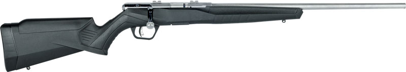 SAVAGE B17FVSS .17HMR 21" S/S HEAVY BBL ACU-TGR BLACK SYN - for sale