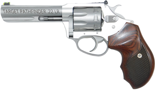 CHARTER ARMS PATHFINDER 22LR ROSE WOOD GRIPS 4.2" ADJ S/S - for sale