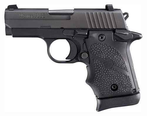 SIG P938 9MM 3" 7RD BLK RBR NS - for sale