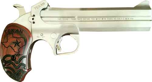 BOND ARMS TEXAN 45LC/410 3" 6" FS STAINLESS WOOD - for sale