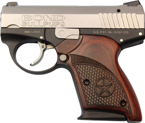 BOND ARMS BULLPUP 9MM 3.35" TWO-TONE ROSEWOOD GRIPS - for sale