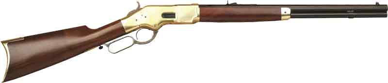 CIMARRON 1866 YELLOWBOY .38SP 20" OCTAGON BRASS/BLUED WALNUT - for sale