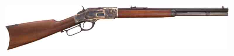 CIMARRON 1873 SHORT RIFLE .357/.38 20" CC/BLUED WALNUT - for sale