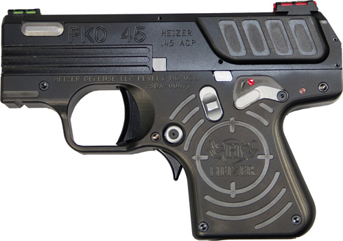HEIZER DEF. PKO-45 SEMI-AUTO 45ACP 1-7RD 1-5RD JET BLACK - for sale