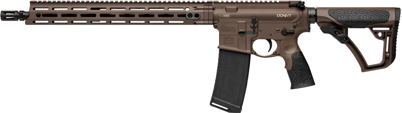 DANIEL DEF. M4 CARBINE V7 MSP 5.56X45 16" 32RD M-LOK BROWN - for sale