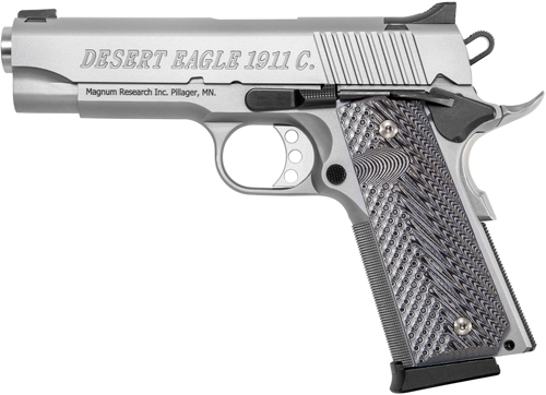 DESERT EAGLE 1911 COMMANDER .45ACP 4.3" FS STAINLESS G10 - for sale