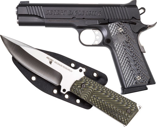 DESERT EAGLE 1911 GOVERNMENT 45ACP 5" FS MATTE W/KNIFE - for sale