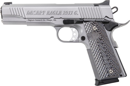 DESERT EAGLE 1911 GOVERNMENT 45ACP 5" FS STAINLESS G10 - for sale