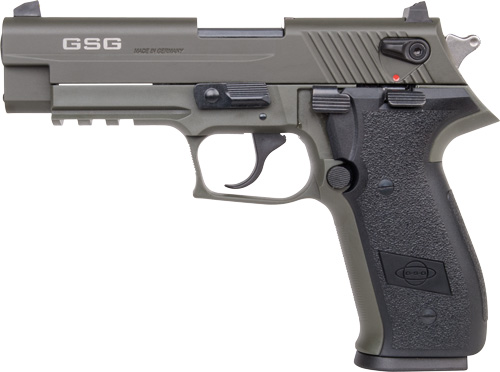 GERMAN SPORT FIREFLY 22LR 4" FS 10RD NON-THREADED GREEN - for sale