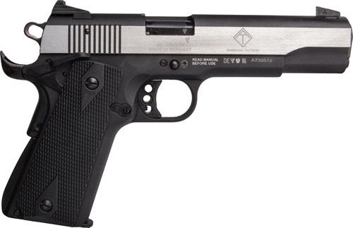 GERMAN SPORT 1911 22LR 5" POLISHED SLIDE/BLK GRIP 10RD - for sale