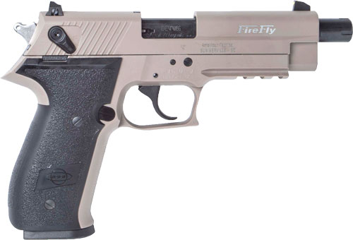 GERMAN SPORT FIREFLY 22LR 4" FS 10RD THREADED TAN - for sale