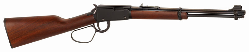 HENRY CLASSIC CARBINE 22S/L/LR 16" LARGE LOOP BLUED WALNUT - for sale