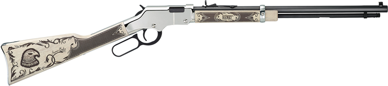 HENRY AMERICAN EAGLE 22LR 20" NICKEL - for sale