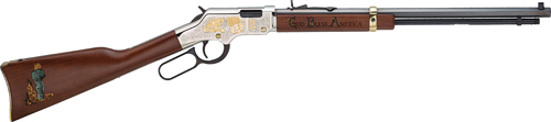 HENRY GOD BLESS AMERICA .22S/L/LR 20" OCTAGON ENGRAVED - for sale