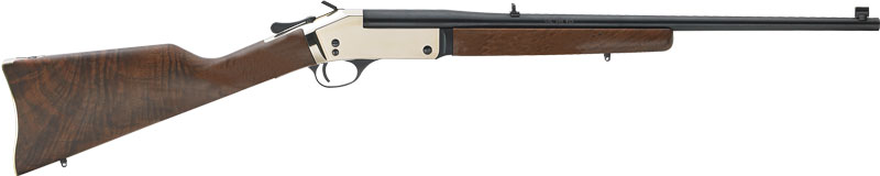 HENRY SINGLE BARREL 45-70 GOV 22" BRASS RECEIVER WALNUT - for sale