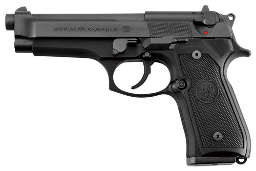 BERETTA 92FS 9MM 4.9" FS 3-DOT 15-SHOT BLUED BLACK POLY USA - for sale