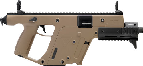 KRISS VECTOR SDP-E G2 9MM 6.5" THREADED W/RAIL 40RD FDE - for sale