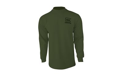 GLOCK OEM BORN IN AUSTRIA LONG SLEEVE SHIRT MILITARY GREEN LG - for sale