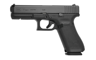 GLOCK 17 9MM GEN5 FIXED SIGHT 17-SHOT BLACK FRONT SERATIONS - for sale