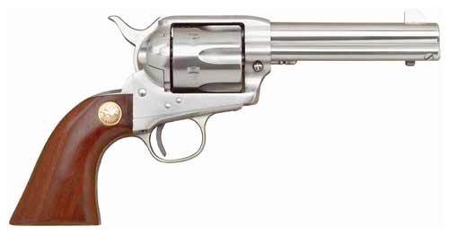 CIMARRON P-MODEL 38SPL/357MAG PW 4.75" FS STAINLESS WALNUT - for sale
