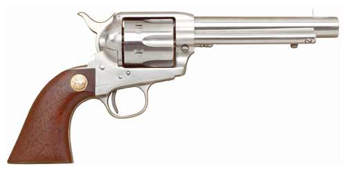 CIMARRON P-MODEL 38SPL/357MAG PW 5.5" FS STAINLESS WALNUT - for sale