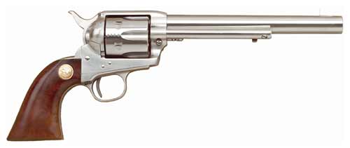 CIMARRON P-MODEL 38SPL/357MAG PW 7.5" FS STAINLESS WALNUT - for sale