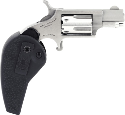 NAA MINI-REVOLVER .22LR 1-1/8" S/S MATTE W/HOLSTER GRIP - for sale