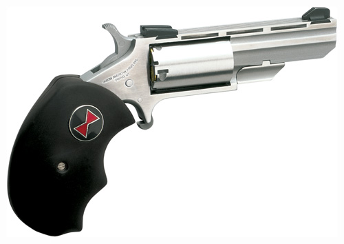 NAA "BLACK WIDOW" MINI-REVOLVR .22LR 2" FS S/S BLACK - for sale