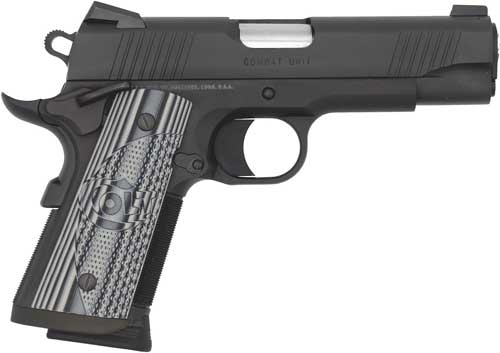 COLT OFFICER 9MM BLACK 8-SHOT G10 CHECKERED GRAY - for sale
