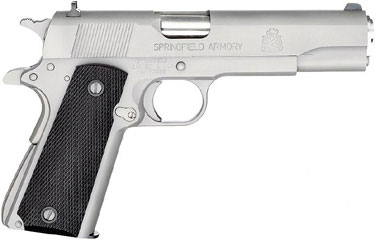 SPRINGFIELD MIL-SPEC 1911   45 ACP 5" 7RD STAINLESS CA COMP - for sale