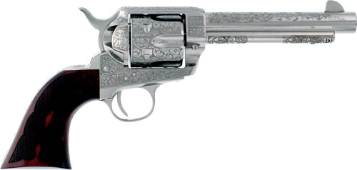 CIMARRON BUFFALO BILL CODY 45LC 5.5" ENGRAVED NICKEL - for sale