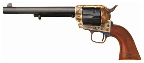 CIMARRON 7TH CAVALRY 45LC FS 7.5" CC/BLUED WALNUT - for sale
