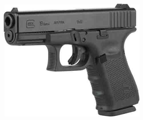 GLOCK 19 9MM GEN4 FIXED SIGHT 15RD BLACK USA MFG < - for sale