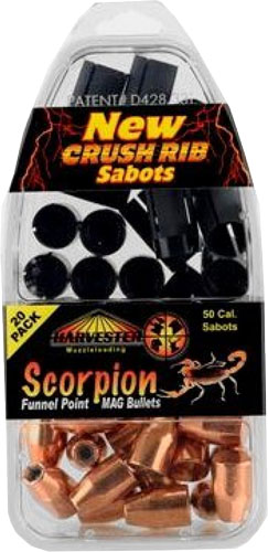 HARVESTER SCORPION 50 CAL 240GR .451 FUNNEL POINT 20PK - for sale