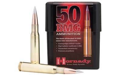 HORNADY 50BMG 750GR AMAX MATCH 10RD 10BX/CS - for sale