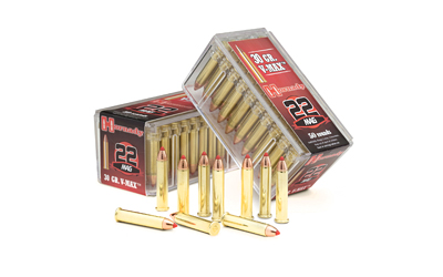 HORNADY 22WMR 30GR V-MAX 2200FPS 50RD 40BX/CS - for sale