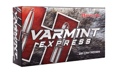 HORNADY VARMINT 22-250 REM 50GR V-MAX 20RD 10BX/CS - for sale