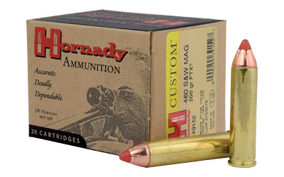 HORNADY 460 SW MAG 200GR FTX 20RD 10BX/CS - for sale