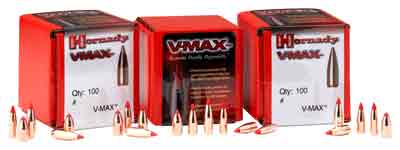 HORNADY BULLETS 20 CAL .204 32GR V-MAX 100CT 40BX/CS - for sale