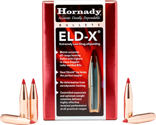 HORNADY BULLETS 270 CAL .277 145GR. ELD-X 100CT 15BX/CS - for sale