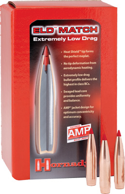 HORNADY BULLETS 7MM .284 162GR ELD-M MATCH 100CT 15BX/C - for sale