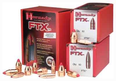 HORNADY BULLETS 30 CAL .308 160GR FTX 100CT 15BX/CS - for sale