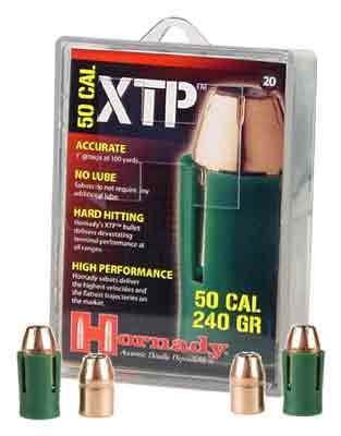 HORNADY 50CAL SABOTED BULLET 44 240GR JHP 20CT 10BX/CS - for sale
