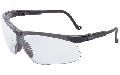 HOWARD LEIGHT GENESIS GLASSES BLACK FRAME/CLEAR LENS - for sale