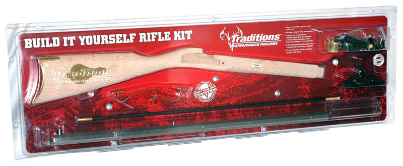 TRADITIONS ST. LOUIS HAWKEN RIFLE KIT 50 PERCUSSION - for sale