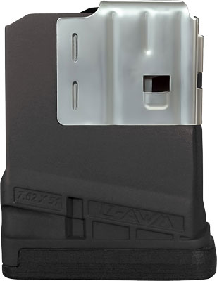 LANCER MAGAZINE L7AWM SR-25 7.62X51 5RD OPAQUE BLACK< - for sale