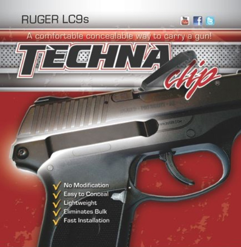 TECHNA CLIP HANDGUN RETENTION CLIP RUGER LC9S RIGHT SIDE - for sale