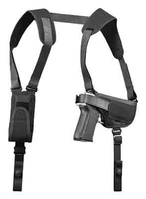 MICHAELS PRO-PAK HZTL-SHOULDER HOLSTER #0 RH/LH NYLON BLACK! - for sale